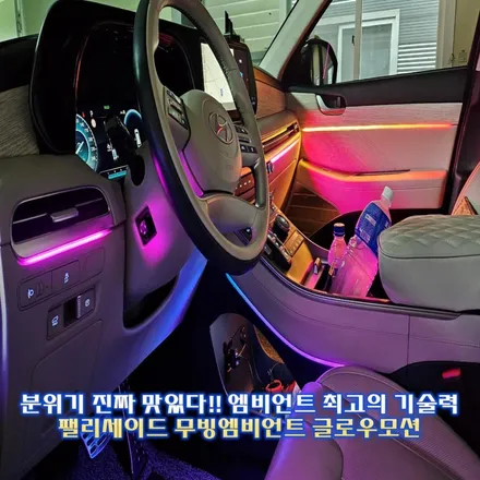 팰리세이드 엠비언트,무빙엠비언트로 완성되는 실내분위기 느껴보세요 / 경기 광주,용인,하남