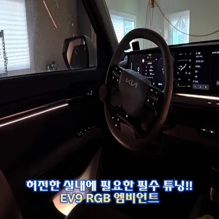 EV9 엠비언트 전문점에서 하면 순정처럼 시공이 됩니다. / 경기 광주,용인,하남