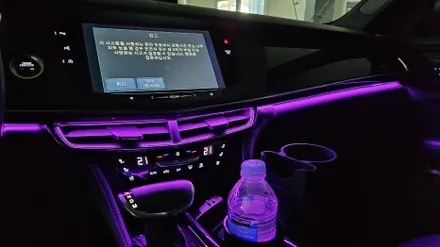 캐딜락 ct6 엠비언트, 아쉬운 순정엠비언트 광량업 및 확장시공으로 확실한 변화를 줘보자 / 경기 광주,용인,하남