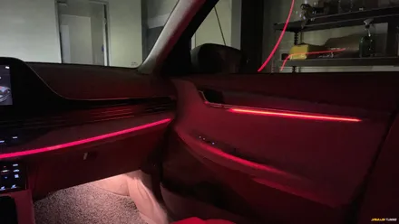 더뉴 그랜저 엠비언트,아쉬운 순정엠비언트 도어 확장시공으로 완벽한 실내공간 만들어보자 / 현대 / 더 뉴 그랜저 IG / 경기 광주 목동길