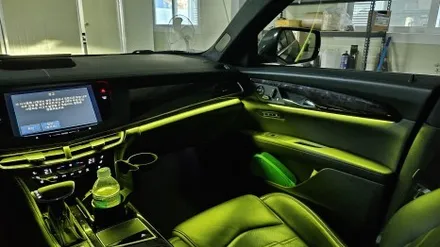 캐딜락 ct6 엠비언트, 아쉬운 순정엠비언트 광량업 및 확장시공으로 확실한 변화를 줘보자 / 경기 광주,용인,하남