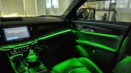 캐딜락 ct6 엠비언트, 아쉬운 순정엠비언트 광량업 및 확장시공으로 확실한 변화를 줘보자 / 경기 광주,용인,하남