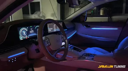 더뉴 그랜저 엠비언트,아쉬운 순정엠비언트 도어 확장시공으로 완벽한 실내공간 만들어보자 / 현대 / 더 뉴 그랜저 IG / 경기 광주 목동길