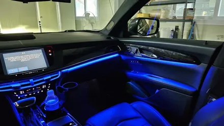 캐딜락 ct6 엠비언트, 아쉬운 순정엠비언트 광량업 및 확장시공으로 확실한 변화를 줘보자 / 경기 광주,용인,하남