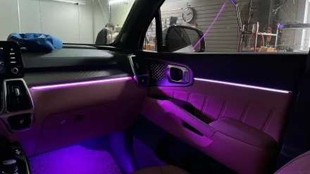 쏘렌토 MQ4 순정엠비언트가 있는데 왜케 허전하지?? 야무진튜닝에서 엠비언트 시공 받고 갬성있게 주행해보자!! / 경기 광주,용인,하남