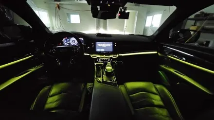 캐딜락 ct6 엠비언트, 아쉬운 순정엠비언트 광량업 및 확장시공으로 확실한 변화를 줘보자 / 경기 광주,용인,하남