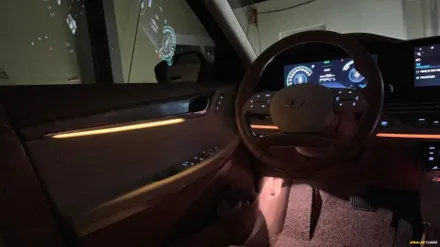 더뉴 그랜저 엠비언트,아쉬운 순정엠비언트 도어 확장시공으로 완벽한 실내공간 만들어보자 / 현대 / 더 뉴 그랜저 IG / 경기 광주 목동길