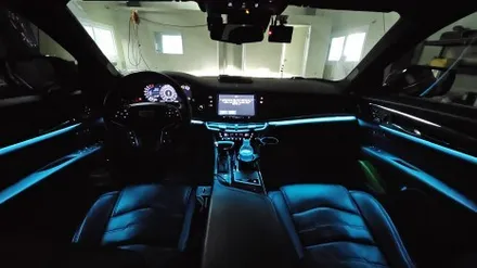 캐딜락 ct6 엠비언트, 아쉬운 순정엠비언트 광량업 및 확장시공으로 확실한 변화를 줘보자 / 경기 광주,용인,하남