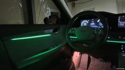 더뉴 그랜저 엠비언트,아쉬운 순정엠비언트 도어 확장시공으로 완벽한 실내공간 만들어보자 / 현대 / 더 뉴 그랜저 IG / 경기 광주 목동길