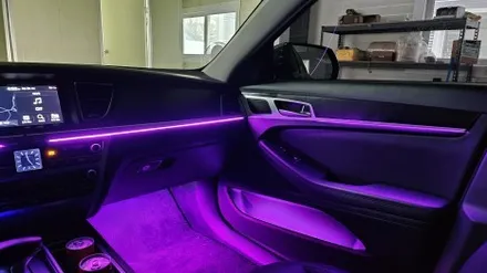 제네시스 DH 엠비언트, 고급진실내에 알맞게 엠비언트 시공을해봅시다. / 경기 광주,용인,하남