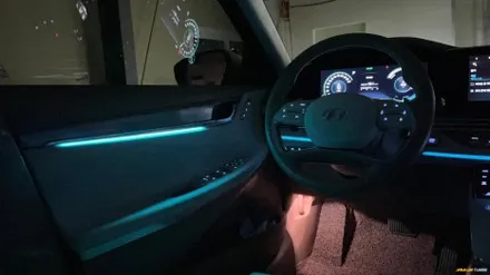 더뉴 그랜저 엠비언트,아쉬운 순정엠비언트 도어 확장시공으로 완벽한 실내공간 만들어보자 / 현대 / 더 뉴 그랜저 IG / 경기 광주 목동길