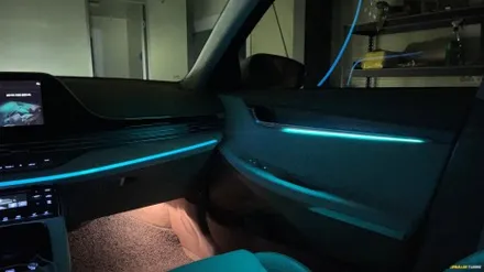 더뉴 그랜저 엠비언트,아쉬운 순정엠비언트 도어 확장시공으로 완벽한 실내공간 만들어보자 / 현대 / 더 뉴 그랜저 IG / 경기 광주 목동길