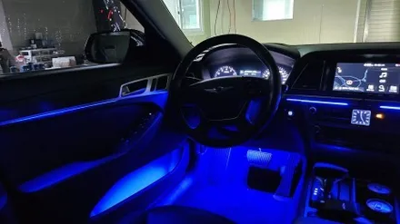 제네시스 DH 엠비언트, 고급진실내에 알맞게 엠비언트 시공을해봅시다. / 경기 광주,용인,하남