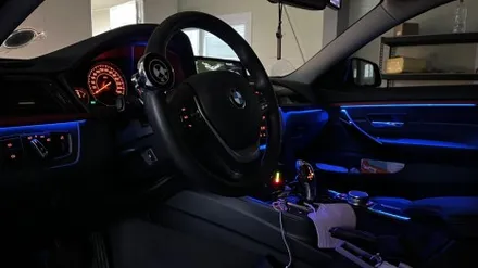 BMW4시리즈 엠비언트, 고퀄리티 엠비언트 야무진튜닝에서 시공받아보자