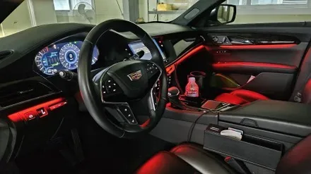 캐딜락 ct6 엠비언트, 아쉬운 순정엠비언트 광량업 및 확장시공으로 확실한 변화를 줘보자 / 경기 광주,용인,하남