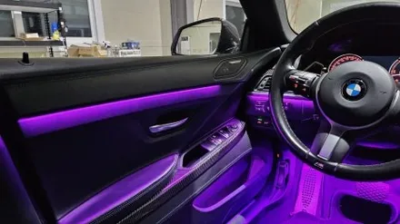 BMW 640d 실내변화를 원한다면 엠비언트 만한게 없습니다. / 경기 광주,용인,하남