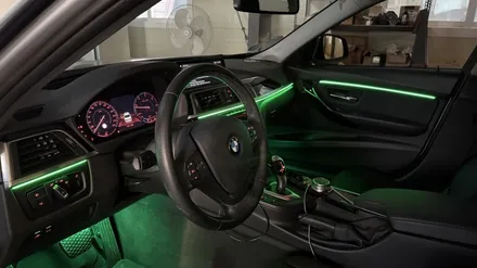 bmw 320d 엠비언트 라이트 다른 튜닝말고 이거 하나만해도 충분합니다. / 경기 광주,용인,하남