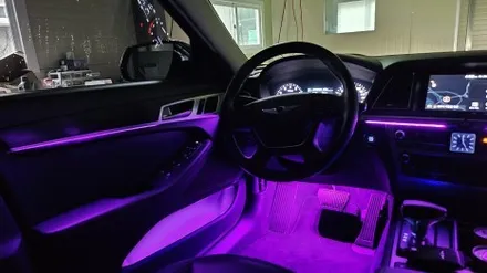 제네시스 DH 엠비언트, 고급진실내에 알맞게 엠비언트 시공을해봅시다. / 경기 광주,용인,하남