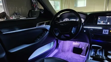 제네시스 DH 엠비언트, 고급진실내에 알맞게 엠비언트 시공을해봅시다. / 경기 광주,용인,하남