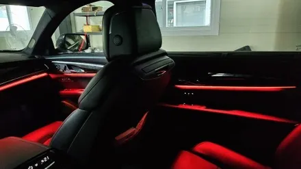 캐딜락 ct6 엠비언트, 아쉬운 순정엠비언트 광량업 및 확장시공으로 확실한 변화를 줘보자 / 경기 광주,용인,하남