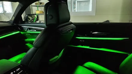 캐딜락 ct6 엠비언트, 아쉬운 순정엠비언트 광량업 및 확장시공으로 확실한 변화를 줘보자 / 경기 광주,용인,하남