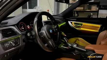 BMW 3시리즈 330i 엠비언트, 신형 부럽지않은 실내분위기 만들어보자. / BMW / 3시리즈 / 경기 광주 목동길