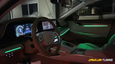 더뉴 그랜저 엠비언트,아쉬운 순정엠비언트 도어 확장시공으로 완벽한 실내공간 만들어보자 / 현대 / 더 뉴 그랜저 IG / 경기 광주 목동길