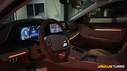 더뉴 그랜저 엠비언트,아쉬운 순정엠비언트 도어 확장시공으로 완벽한 실내공간 만들어보자 / 현대 / 더 뉴 그랜저 IG / 경기 광주 목동길