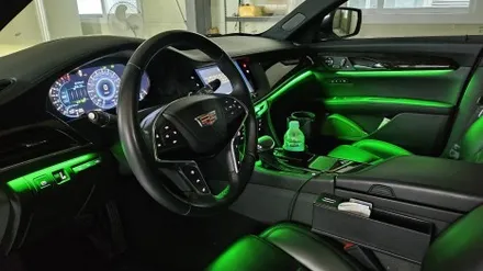 캐딜락 ct6 엠비언트, 아쉬운 순정엠비언트 광량업 및 확장시공으로 확실한 변화를 줘보자 / 경기 광주,용인,하남