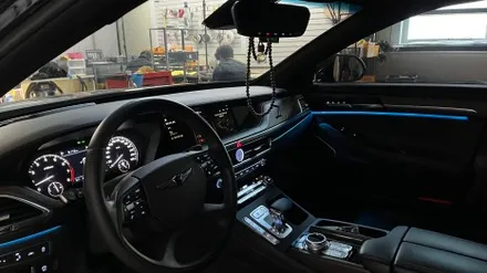 G90 엠비언트, 고급차량이면 이정도 엠비언트 광량은 나와야지!