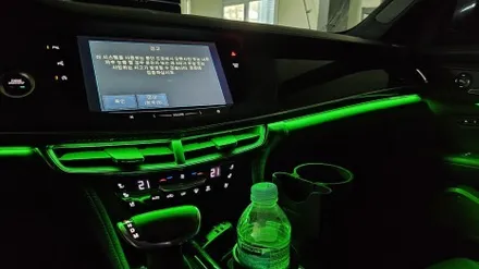 캐딜락 ct6 엠비언트, 아쉬운 순정엠비언트 광량업 및 확장시공으로 확실한 변화를 줘보자 / 경기 광주,용인,하남