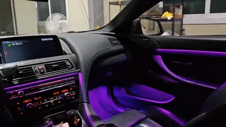 BMW 640d 실내변화를 원한다면 엠비언트 만한게 없습니다. / 경기 광주,용인,하남