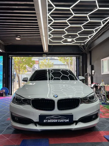 BMW 3시리즈 3GT 무광 카본 실내 랩핑 택랩 세라믹 매트 카본 랩핑 - [구미랩핑/대구랩핑/경북랩핑/sy디자인커스텀] / 구미시 선기동