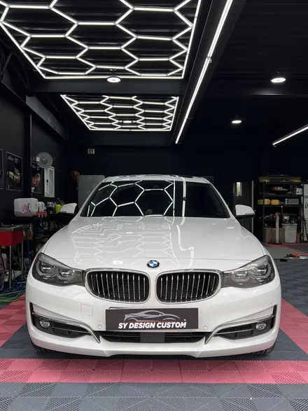 BMW 3GT 택랩 고광택 블랙 유광 루프스킨 샤크 안테나 부분 랩핑 - [구미랩핑/대구랩핑/경북랩핑/sy디자인커스텀] / 구미시 선기동