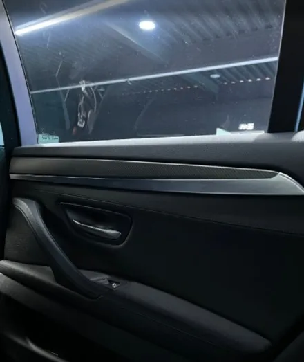 BMW 520d 실내 무광카본 랩핑 sott 스텔스카본 매트카본 실내랩핑 - [구미랩핑/대구랩핑/sy디자인커스텀] / 구미시 선기동
