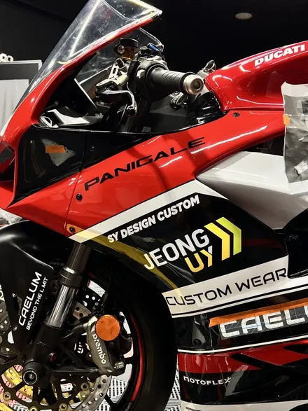 바이크 랩핑 두가티 파니갈레 Panigale 전체 실사 랩핑 데칼 디자인 커스텀 랩핑 - [구미랩핑/대구랩핑/경북랩핑/sy디자인커스텀] / 구미시 선기동
