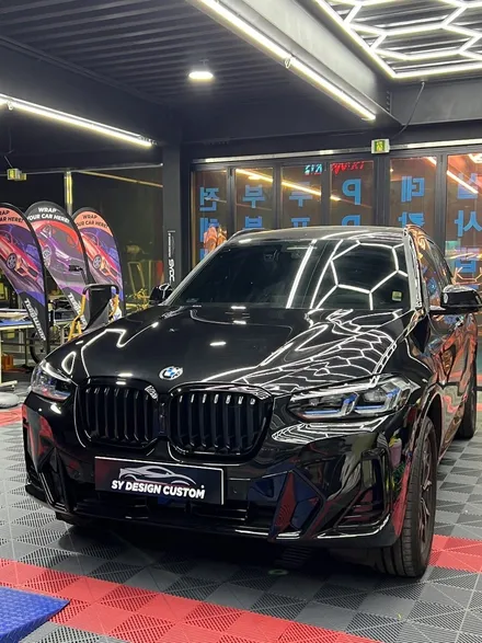 BMW X3 앞뒤 라이트 PPF, 사이드미러PPF - [구미랩핑/대구랩핑/경북랩핑/sy디자인커스텀] / 구미시 선기동