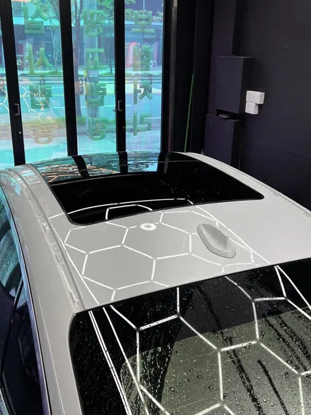 BMW 3GT 택랩 고광택 블랙 유광 루프스킨 샤크 안테나 부분 랩핑 - [구미랩핑/대구랩핑/경북랩핑/sy디자인커스텀] / 구미시 선기동
