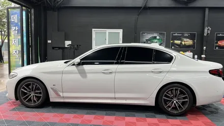 BMW 520i 윈도우 크롬 딜리트 윈도우 크롬 죽이기 랩핑 시공 - [구미랩핑/대구랩핑/sy디자인커스텀] / 구미시 선기동