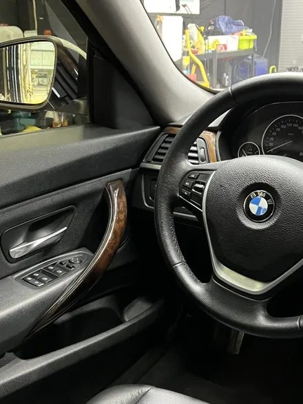 BMW 3시리즈 3GT 무광 카본 실내 랩핑 택랩 세라믹 매트 카본 랩핑 - [구미랩핑/대구랩핑/경북랩핑/sy디자인커스텀] / 구미시 선기동