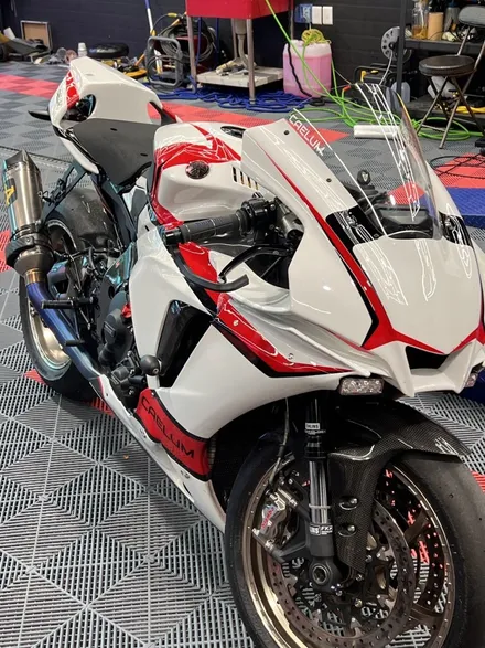 바이크 랩핑 YAMAHA 야마하 R1 & BMW M1000RR 전체 디자인 커스텀 데칼 시공 - [구미랩핑/대구랩핑/경북랩핑/sy디자인커스텀] / 구미시 선기동