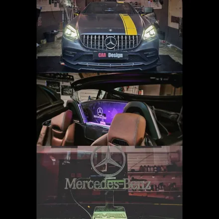 벤츠 SLC R172 45AMG 엠비언트 윈드디플렉터 실내조명 / 광진구, 성수, 송파, 동대문