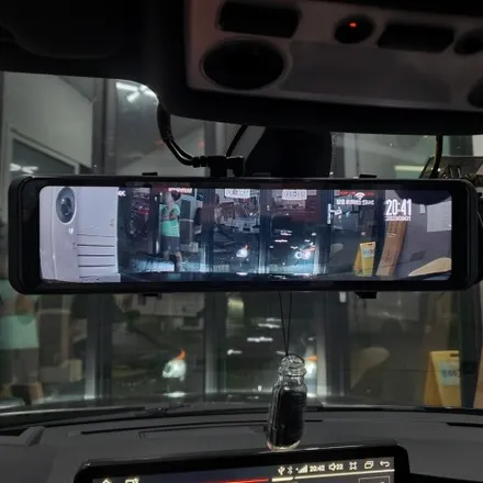 BMW E60 디지털 전자 룸미러 블랙박스 / 광진구, 성수, 송파, 동대문