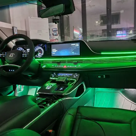 현대 더뉴그랜저 2020년식 RGB 아크릴 매립형 엠비언트무드등, 풋등 시공!! 서울 광진구 카디자인 입고 / 광진구, 성수, 송파, 동대문