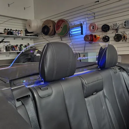 오픈카의 현실... 머리날림 해결! 디자인, 실용성, 가성비를 한번에! BMW F83 M4 컨버터블 윈드 디플렉터, 아크릴 조명 바람막이 시공. / 광진구, 성수, 송파, 동대문