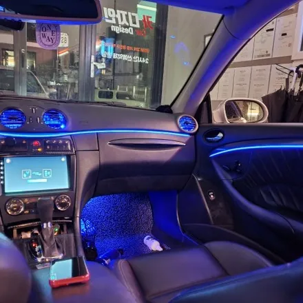 벤츠 CLK 500 C209 2006년식 V8 쿠페 엠비언트 아크릴 송풍구led / 광진구, 성수, 송파, 동대문