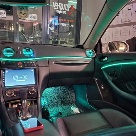 벤츠 CLK 500 C209 2006년식 V8 쿠페 엠비언트 아크릴 송풍구led / 광진구, 성수, 송파, 동대문