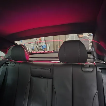 오픈카의 현실... 머리날림 해결! 디자인, 실용성, 가성비를 한번에! BMW F83 M4 컨버터블 윈드 디플렉터, 아크릴 조명 바람막이 시공. / 광진구, 성수, 송파, 동대문