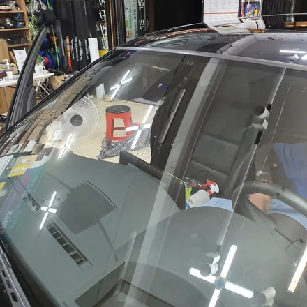 BMW 528I E60 2008년식 레인보우V70 반 반사 썬팅, 기존필름 제거 / 광진구, 성수, 송파, 동대문