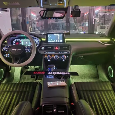 제네시스 G70 아크릴 매립 엠비언트 풋등 스피커 LED / 광진구, 성수, 송파, 동대문